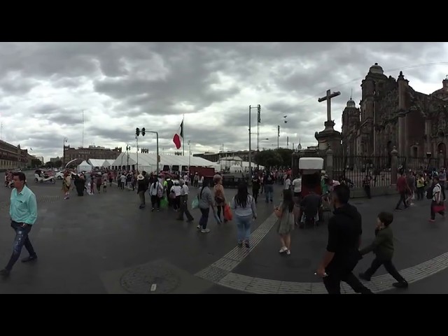 Aztec Limpias - Zocalo & Cathedral - Mexico City - 360 VR