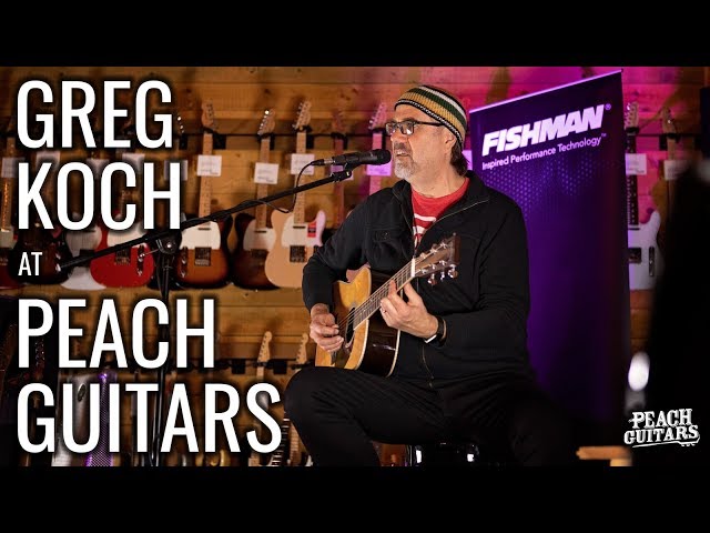 Greg Koch at Peach Guitars