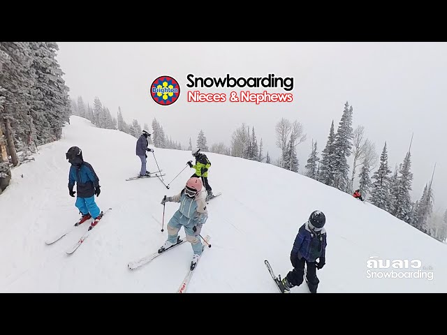 Snowboarding with nieces and nephews | Episode 32