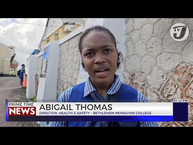 Protest at Moravian Teachers' College after Student Stabbed 10 Times | TVJ News