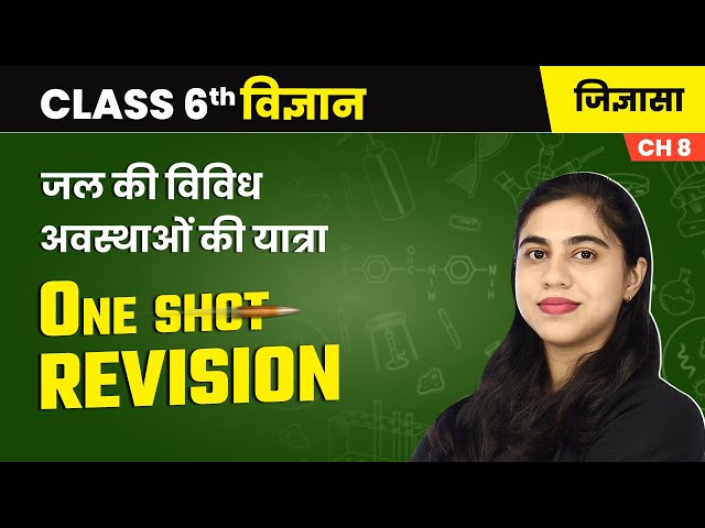 जल की विविध अवस्थाओं की यात्रा - One Shot Revision | Class 6 Science Chapter 8 | NCERT