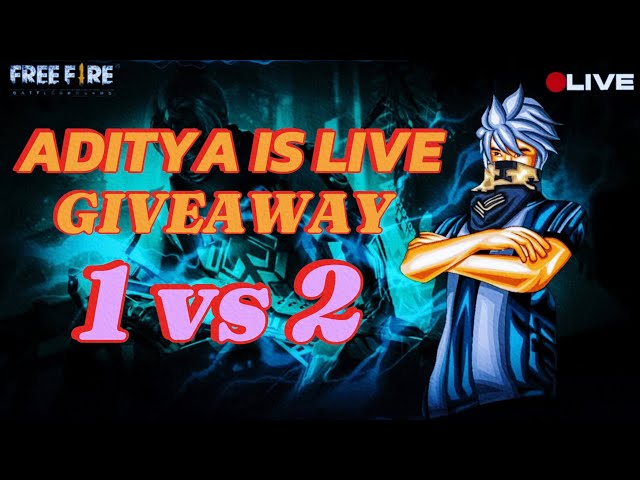 ADITYA FF IS LIVE 🔴 WELCOME GIVEAWAY