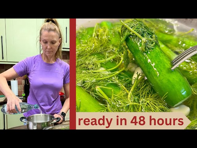 Mineral water cucumbers are the easiest and fastest pickle recipe. Ready in 48 hours👍.