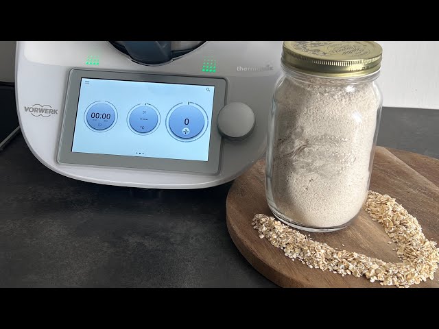 how to make oats flour @thermomix tm6