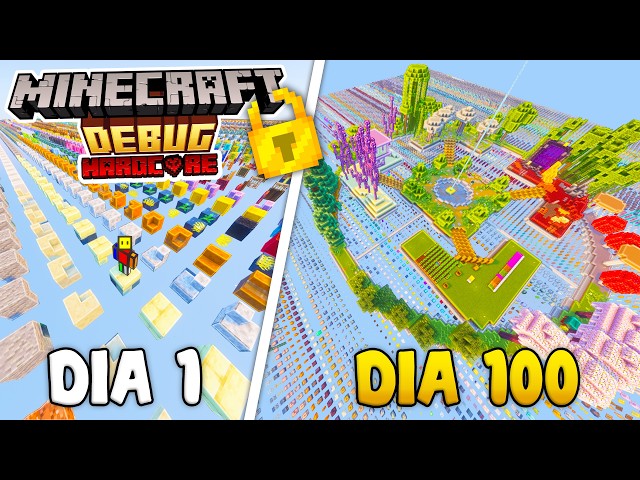 Sobreviví 100 Días en el MUNDO OCULTO de MINECRAFT 🤫🔒