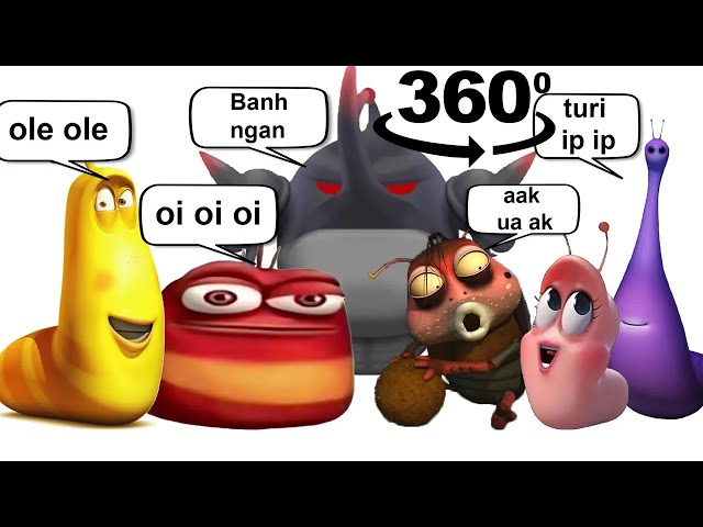 Red Larva Oi Oi Oi VS Yellow Larva Ole Ole Ole VS Black Larva 360º