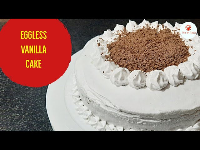 EGGLESS VANILLA CAKE | HOW TO MAKE VANILLA CAKE AT HOME | EASY VANILLA CAKE RECIPE