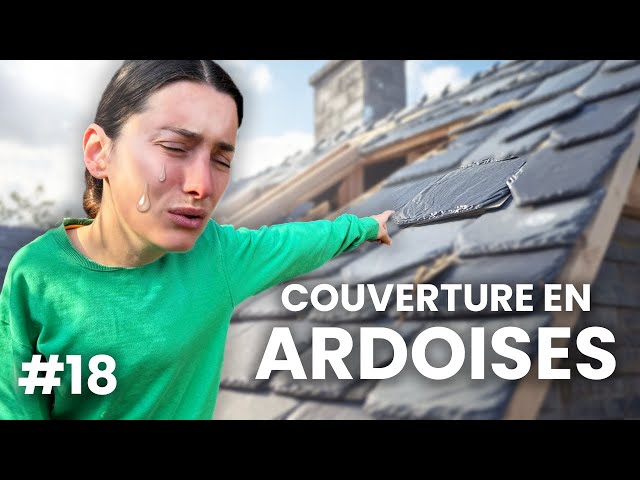 ON RECOUVRE TOUT - Début de la pose des ardoises ! 🏠💥