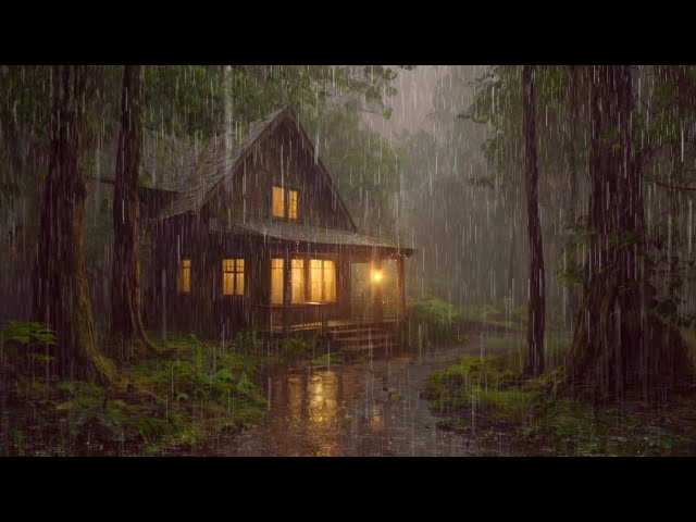 Fall Asleep To The Relaxing Sounds Of Rain And Thunder ~ Rain Sounds For Insomnia