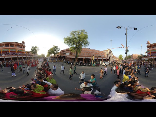 360 VR Video | Kalbelia dance at Gangaur Sawari Jaipur |2019 | KGMI