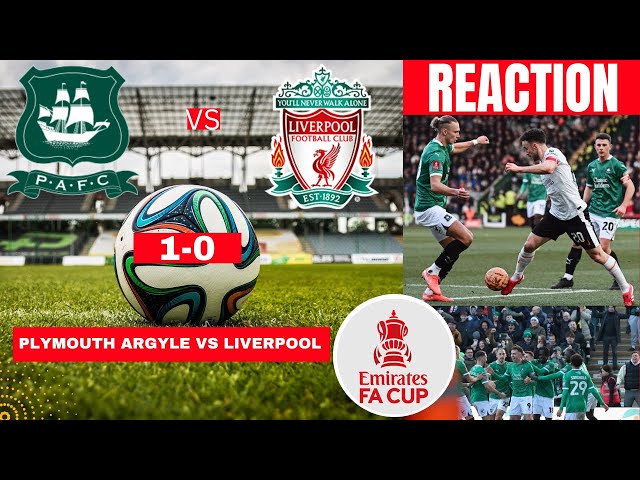 Plymouth Argyle vs Liverpool Live Stream FA Cup Football Match Score Commentary Highlights LFC 2025