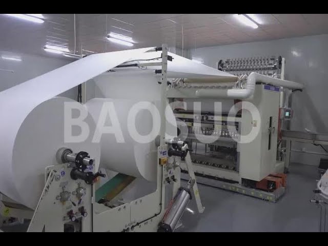 【BAOSUO】YH-FD Automatic Facial Tissue Production Line/Machine running in client factory 3#