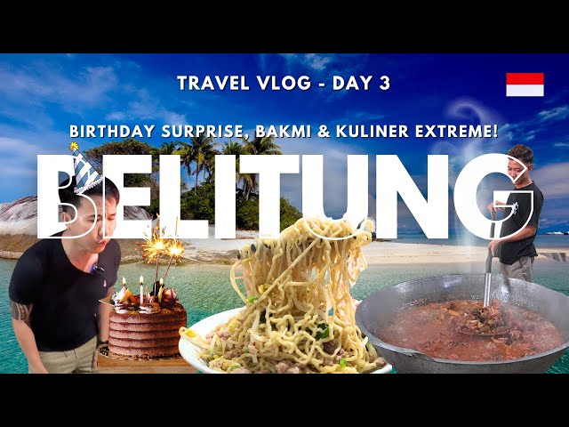 #episode 3: kuliner belitung - yamien achoi, moi fa & RM. bunda - belitung travel vlog day 3