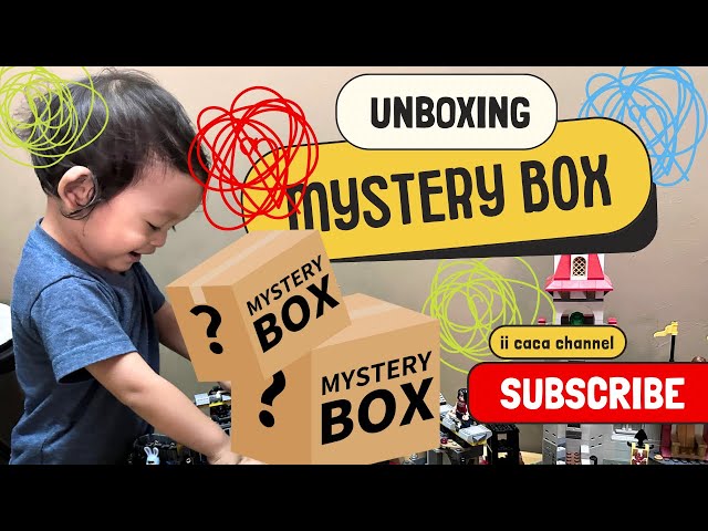 Caca Unboxing paket mystery box @iicacachannel  #iicaca