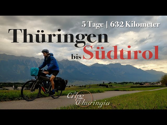 In 5 Tagen mit dem Fahrrad von Thüringen über die Alpen | Radreise EP1