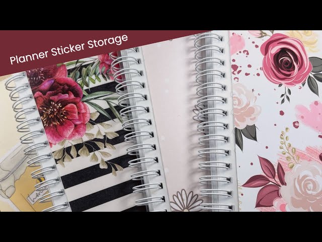 Planner Sticker Storage | Sticker Books, Rae & Tay Binders, Simply Gilded Albums