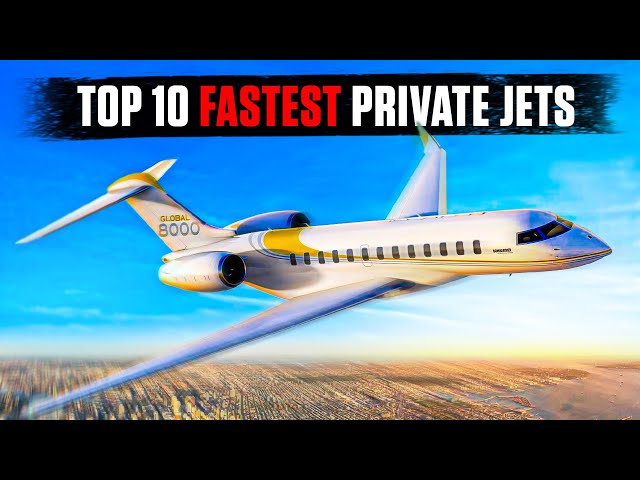 World’s Top 10 Fastest Private Jets in 2024