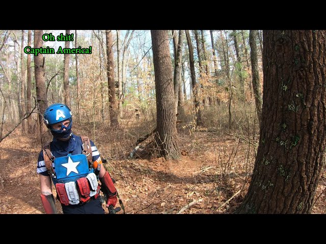 Captain America shows up