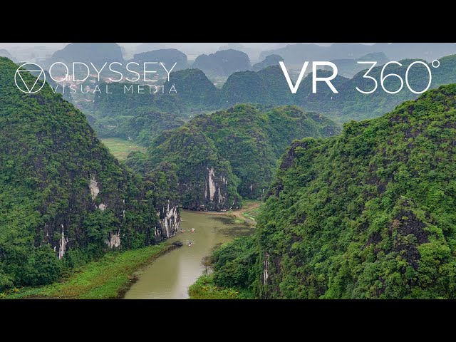 Tam Cốc Việt Nam Virtual Tour VR 360° Travel Experience Vietnam Adventure Temples Nature Tam Coc