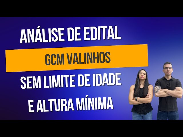 Edital GCM Valinhos