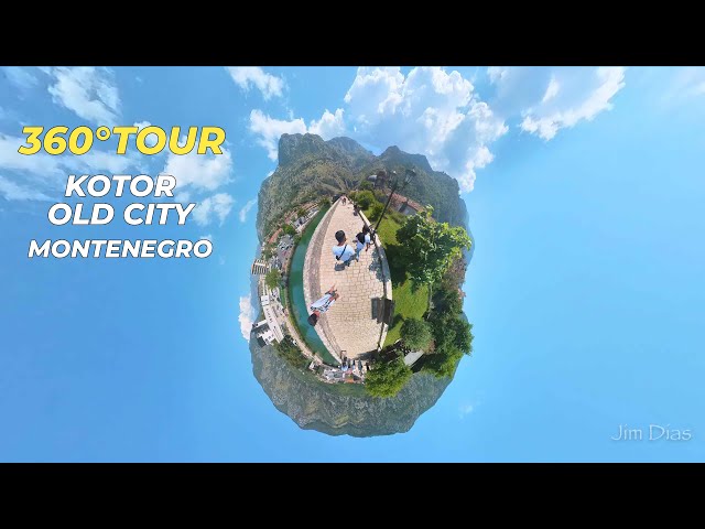 360° Tour - Old Kotor City Walls - Montenegro |  ‎@insta360  ‎@insta360tutorials8 