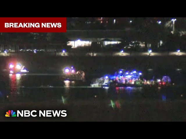 Law enforcement says American Airlines plane broke in two pieces