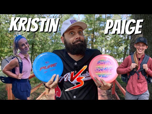 Best Straight Putter For Beginners?? Discraft Fierce vs Lat64 Pure | Beginner Disc Golf