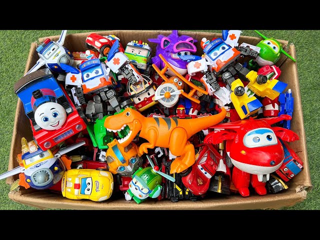 BOX full Toys in Real Life & Dinosaur: GogoBus Combination Giant Robot Mini Car Transformers Cartoon