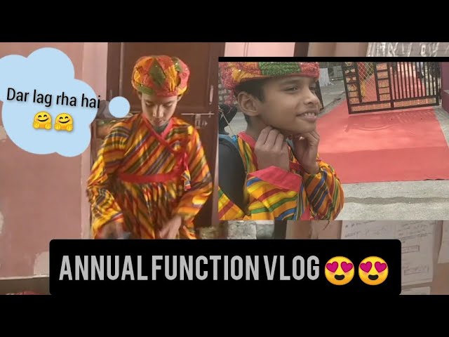 ANNUAL FUNCTION VLOG 💕💕