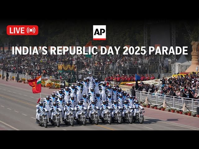 India's Republic Day Parade 2025 LIVE: Watch the event in New Delhi