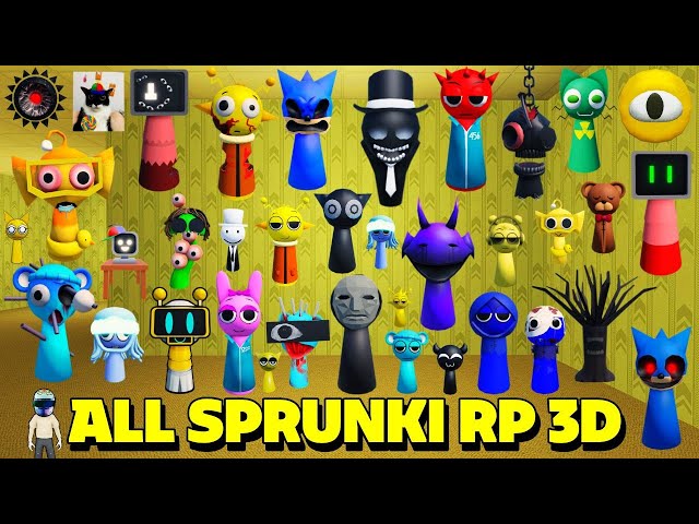 How to get ALL 38  Sprunki Morphs & Badges | Sprunki RP 3D  ! #roblox #sprunki #mindude