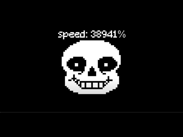 sans. but it keeps getting faster