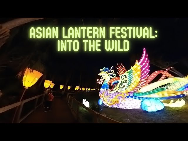 Illuminating the Night: Journey through the Asian Lantern Festival at Central Florida Zoo in Sanford