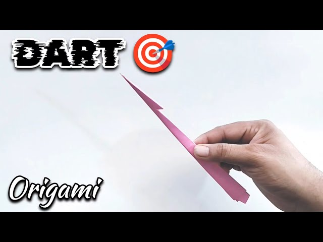 Origami Dart 🎯 || How to make paper Dart || Paper Dart toy