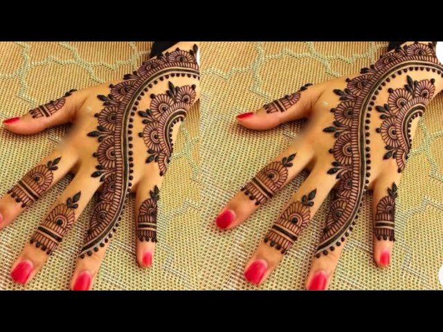 New Simple Eid & Holi Special Mehndi Design| Simple Easy Mehndi Design| Mehndi Design For Back Hand