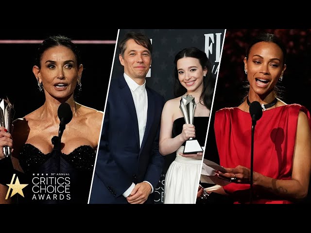 2025 Critics Choice Awards TOP Moments: 'Anora,' Demi Moore & More