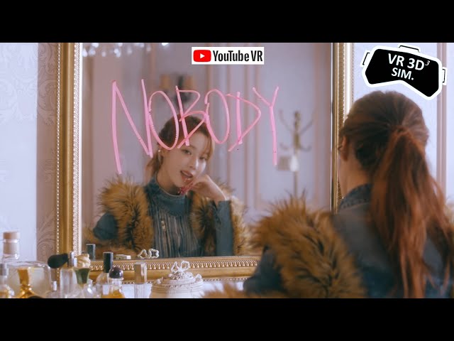 [VR] SOYEON, WINTER, LIZ [MV] 'NOBODY'  (Simulated VR 3D)