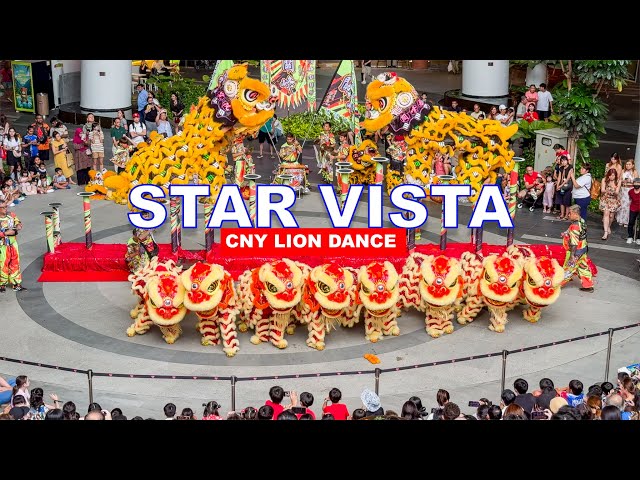 Singapore CNY Lion Dance 2025 At Star Vista | Singapore Chinese New Year 2025🧧🇸🇬❤️