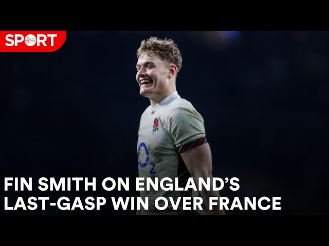 Match-winner Fin Smith on England's dramatic win over France