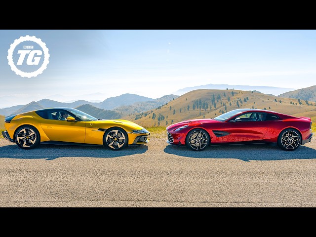 Ferrari 12Cilindri vs Aston Martin Vanquish: Super GT Battle!