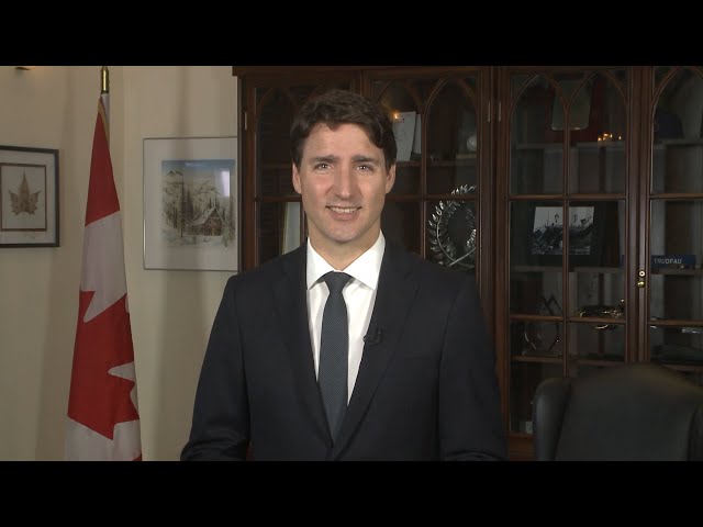 Prime Minister Trudeau delivers a message on Canada Day