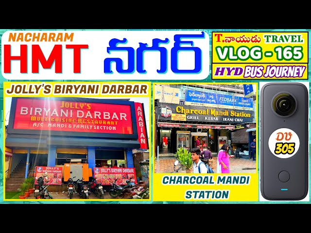 HMT NAGAR, NACHARAM- HYD BUS JOURNEY- CHARCOAL MANDI STATION- T.NAIDU TRAVEL VLOGS WITH MASHUP SONGS