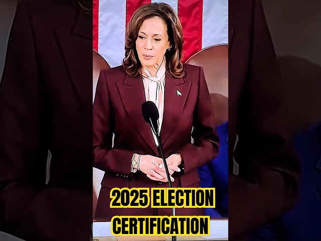 Congress Certifies Trump-President 2025!!!