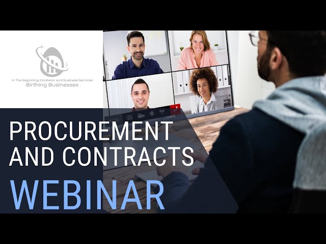 Procurement and Contracts Webinar