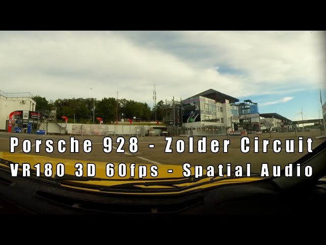 Porsche 928 - Zolder Circuit - VR180 3D 60fps Spatial Audio