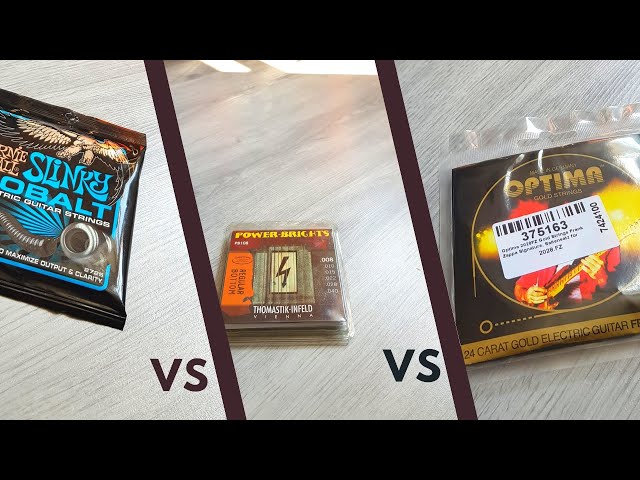 Best strings for electric guitar review: Ernie Ball, D'Addario, Optima, Powerbright, Cobalts