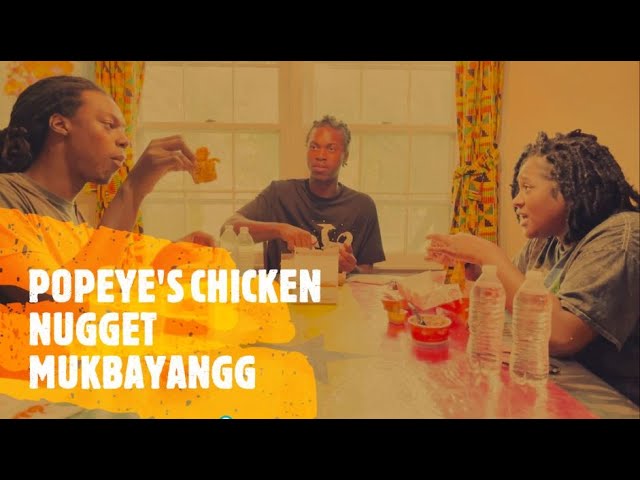 Popeyes Chicken Nugget Mukbang 360 Video