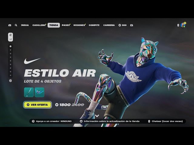 NUEVO LOTE "ESTILO AIR" Y "JAINA" A FORTNITE! TIENDA HOY 2 DE FEBRERO EN PS5 PRO