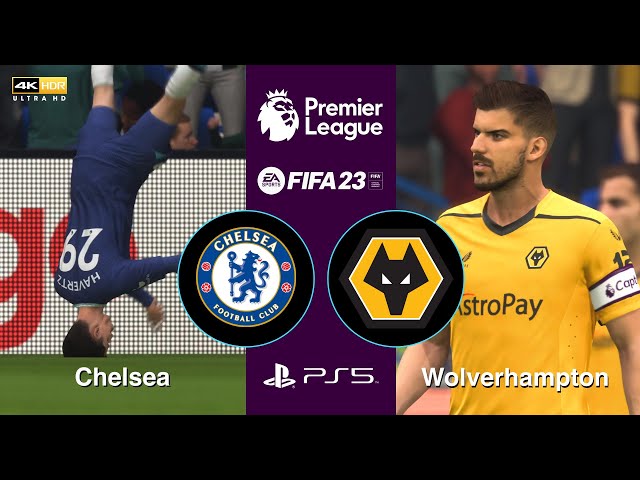 FIFA 23 | PS5 | Chelsea vs Wolverhampton Wanderers | Premier League | 8 OCT 2022 | Realistic 4KUHD