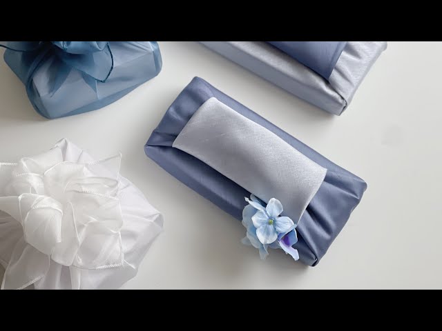 Korean traditional gift wrapping method made with hanbok fabric #giftwrapping129